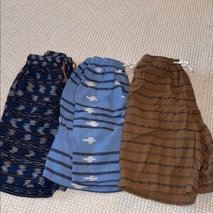 Jed + Marne Bundle of M cotton day shorts